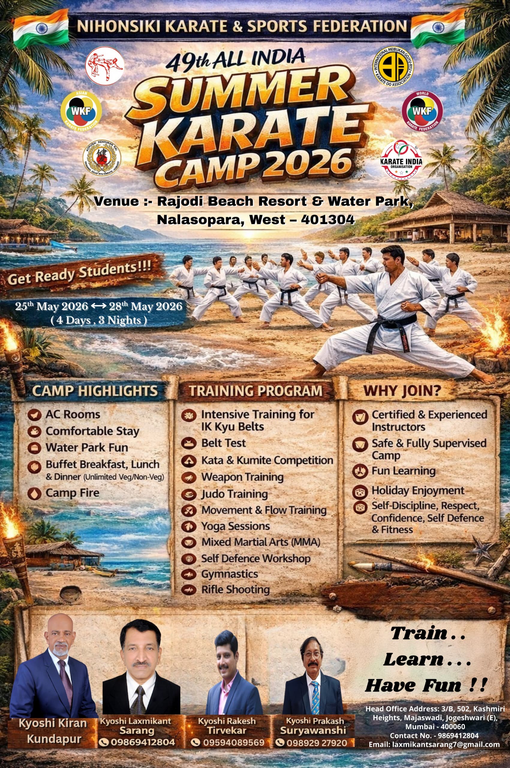 NKSF Karate Training Camp