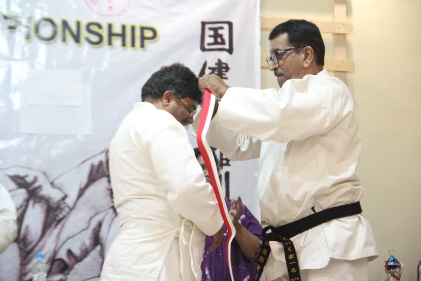 Sharad Sir belt ceremony