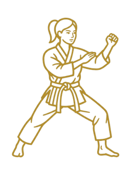 Adult women's karate program icon