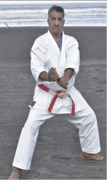 Kobudo weapons training
