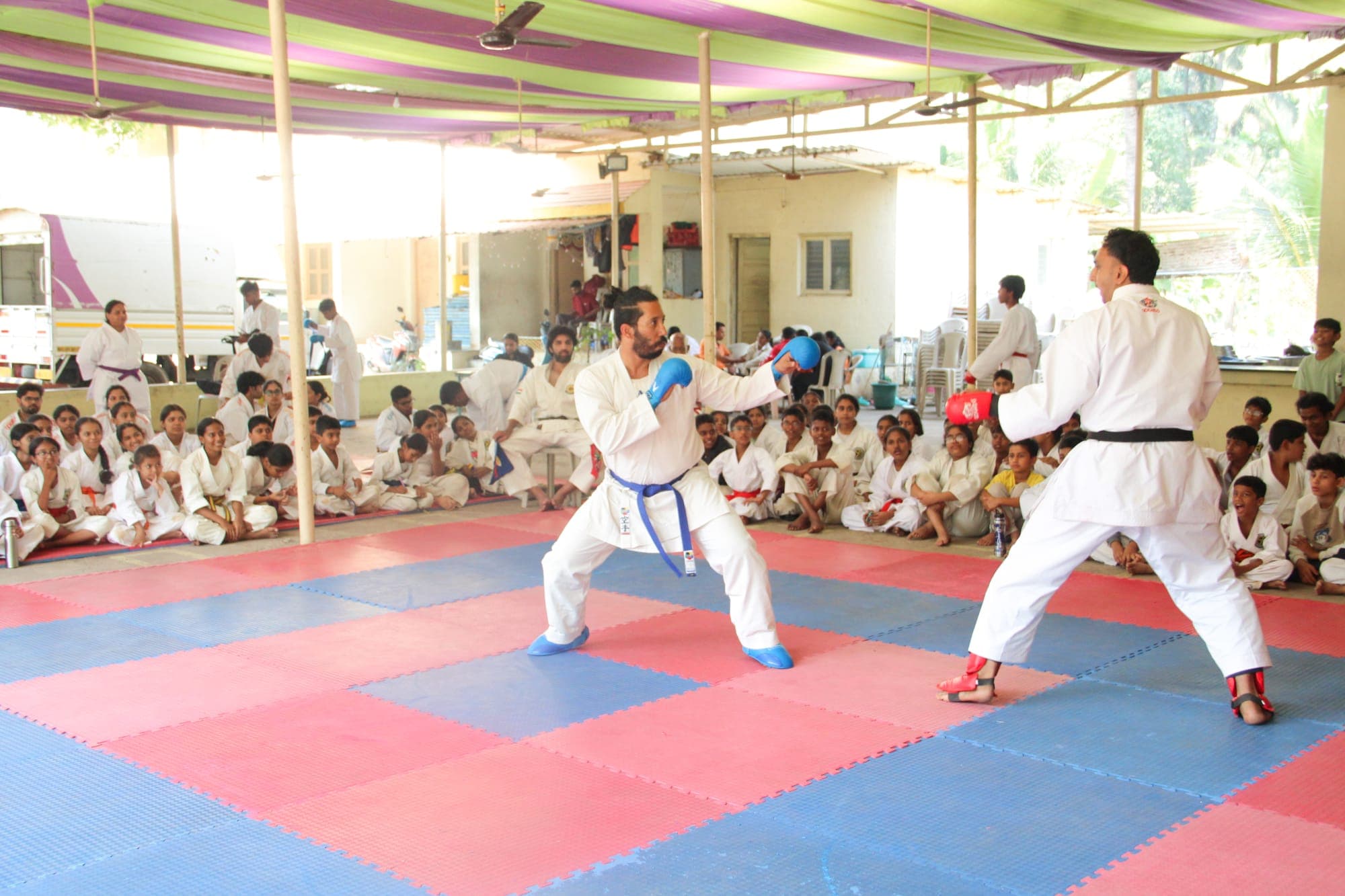 Kumite sparring